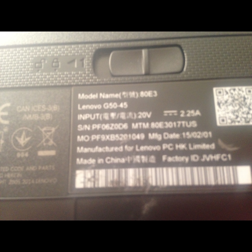 Lenovo laptop